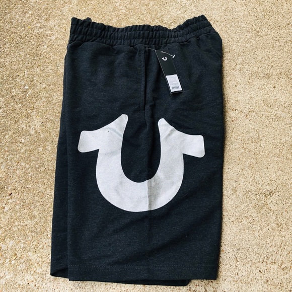 true religion cotton shorts